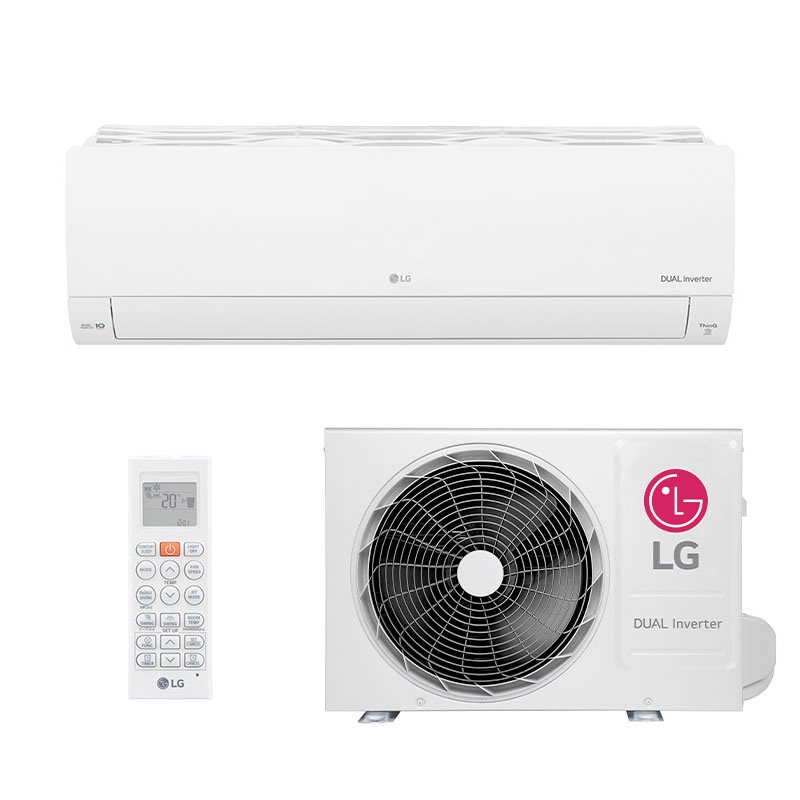 Ar Condicionado Split Inverter LG Hi Wall DUAL Voice 22000 BTUs Quente Frio S4NW24K231D - 220V