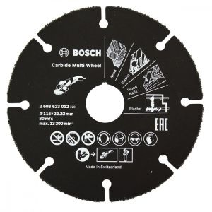 Disco de Esmerilhadeira Madeira 115mm - Bosch