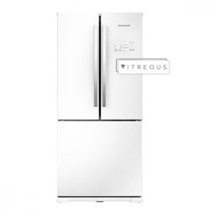 Geladeira/Refrigerador Inverse Brastemp Side Vitreous 540 Litros Frost Free Branco GRO08 - 110V