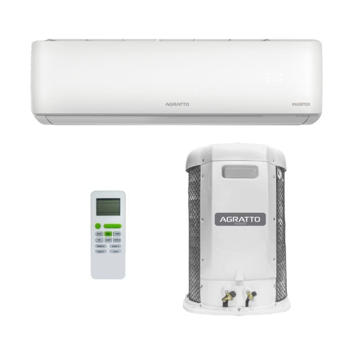 Ar condicionado Split Inverter 24000BTUs Agratto Hi Wall Liv Top Frio 220V