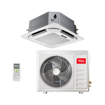 Ar Condicionado Split Cassete 4 Vias Inverter TCL 24000 BTUs Quente Frio TAC-24CHSG/CT-INV - 220V