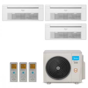 Ar Condicionado Multi Split Cassete Inverter Midea 36000 BTUs (3x 12000) Quente Frio 38MBMA36M5 - 220V