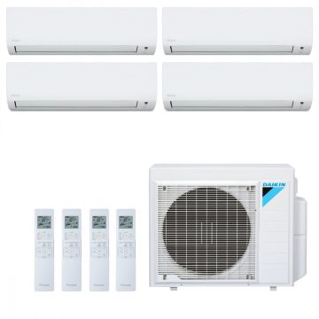 Ar Condicionado Multi Split Inverter Daikin Advance 34000 BTUs (3x 9000 + 1x 12000) Quente Frio S4MXS3409P - 220V