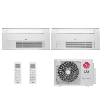 Ar Condicionado Multi Split Inverter LG 18000 BTUs (K7 1V 2x12000) Quente Frio A2UW18GFAC.AWGZBRZ - 220V