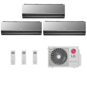 Ar Condicionado Multi Split Inverter LG 21000 BTUs (HW ART 2x9000 + 12000) A3UW21GFAC.AWGZBRZ - 220V