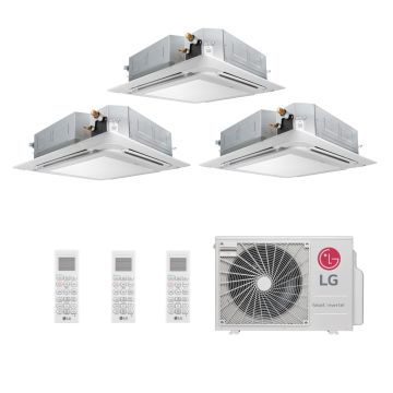 Ar Condicionado Multi Split Inverter LG 21000 BTUs (K7 4V 2x9000 + 12000) Quente Frio A3UW21GFAC.AWGZBRZ - 220V