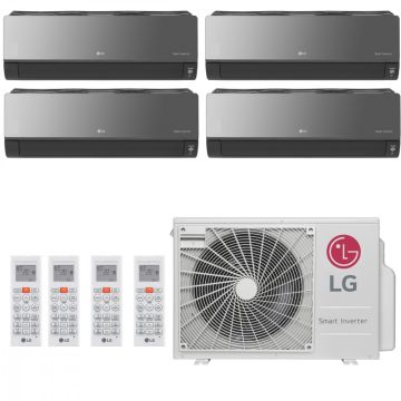 Ar Condicionado Multi Split Inverter LG ARTCOOL 36000 BTUs (2x 9000 + 1x 12000 + 1x 7000) Quente Frio A5UW36GFA2 - 220V