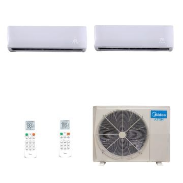 Ar Condicionado VRF/Multi Split Inverter Midea Atom 28.000 BTUs (1x 9000 HW + 1x 12000 HW ) Quente Frio - 220V