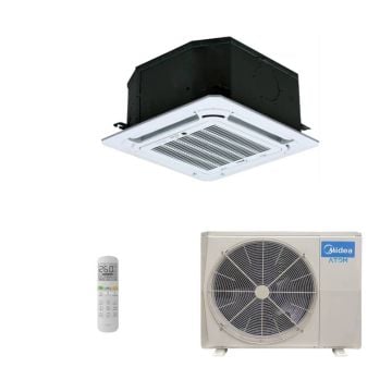 Ar Condicionado VRF/Multi Split Inverter Midea Atom 28000 BTUs (1x15000 Cassete Compact ) Quente Frio 38ATQA28M5 - 220V