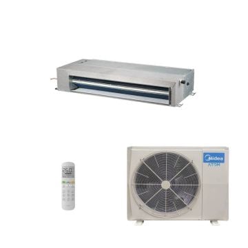 Ar Condicionado Split Duto Inverter Midea Atom 15000 BTUs Quente/Frio 38ATQA28M5 - 220V