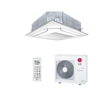 Ar Condicionado Split Cassete Inverter LG 36000 BTUs Com Controle Remoto e Condesadora