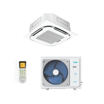 Ar Condicionado Split Cassete Inverter Elgin Plus 4 Vias 18000 BTUs Frio KDFC18C2NACA - 220V