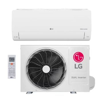 Ar Condicionado Split Dual Inverter Hi Wall LG Voice+IA 12000 BTUs Frio S3-Q12JA31B.EB1GAM1 - 127V