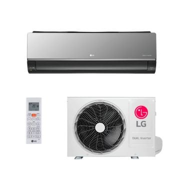 Ar Condicionado Split Dual Inverter Espelhado LG 12000 BTUs Voice Hi Wall LG Artcool UV Nano - 220V