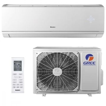 Ar Condicionado Split Hi Wall Gree Eco Garden Inverter 12000 BTUs Quente Frio GWH12QC-D3DNB8M/I - 220V