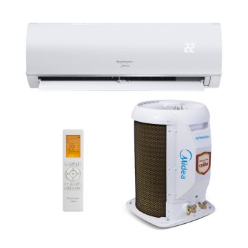 Ar Condicionado Split 18000 BTUs Frio Midea Airvolution 220V com controle remoto e evaporadora