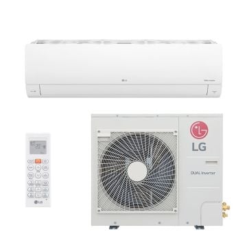 Ar Condicionado Split Hi Wall LG DUAL Inverter Voice 32000 BTUs  Quente/ Frio S4-W36R43FB - 220V