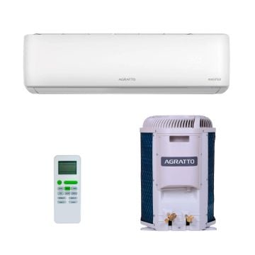 Ar Condicionado Split Inverter 12000BTUs Agratto Hi Wall Liv Top Frio 220V