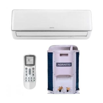 Ar Condicionado Split Inverter Agratto Hi Wall Neo 9000 BTUs Quente Frio ICST9QFR4 - 220V