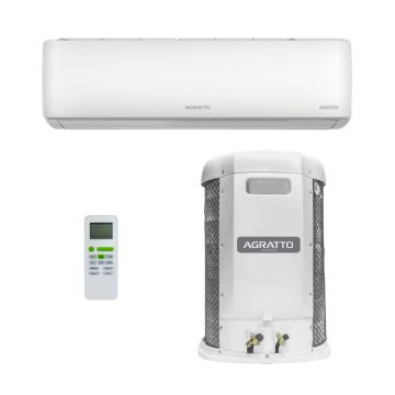 Ar Condicionado Split Inverter Hi Wall Agratto Liv Top 18000 BTUs Quente/Frio  LCST18QF-02I - 220V