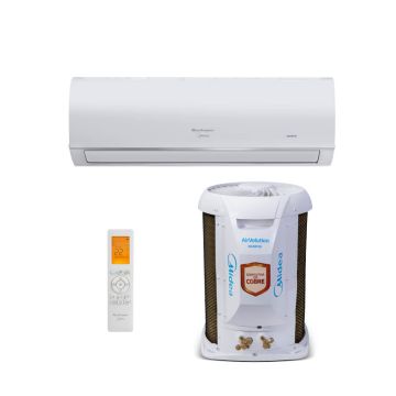 Ar Condicionado Split Inverter Hi Wall Springer Midea AirVolution Connect 12000 BTUs Quente/Frio 42AFVQI12S5 - 220V