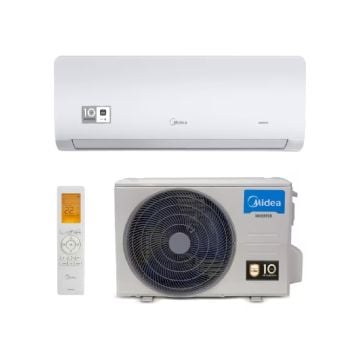 Ar Condicionado Split Inverter 9000 BTUs Quente e Frio Midea Xtreme Save Connect com controle remoto e condesadora