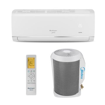 Ar Condicionado Split Inverter Hi Wall Springer Midea AirVolution Connect 18000 BTUs Frio 42AFVCI18S5 - 220V