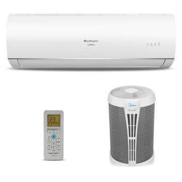 Ar Condicionado Split Inverter Springer Midea Hi Wall Airvolution 9000 BTUs Quente Frio 42MAQT09S5 - 220V