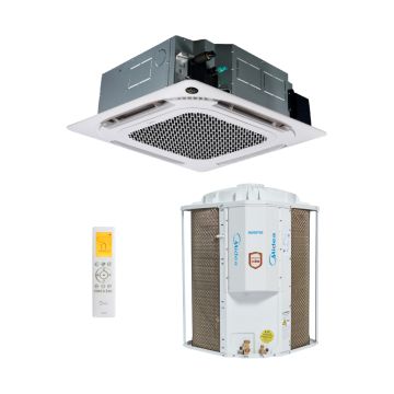 Ar Condicionado Split Cassete Inverter Midea 24000 BTUs Frio 40KVQD24M5 - 220V