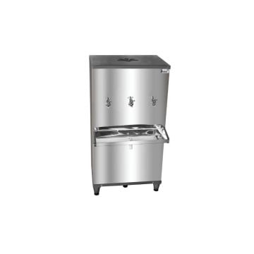 Bebedouro Industrial de Coluna Frisbel 100 Litros Inox - 127V