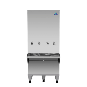 Bebedouro Industrial de Coluna Frisbel 200 Litros Inox - 127V