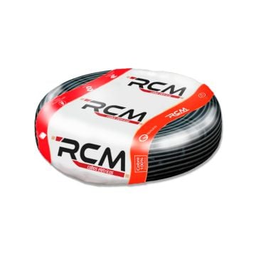 Cabo Flexível 4mm RCM Preto - 100 Metros