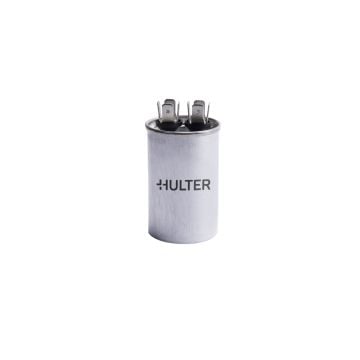 Capacitor Duplo 17,5+5 MFD Terminal de Metal Hulter - 400V