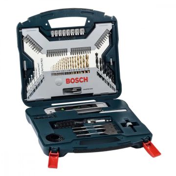 Conjunto de Acessórios 100 Peças X-Line Titânio Bosch