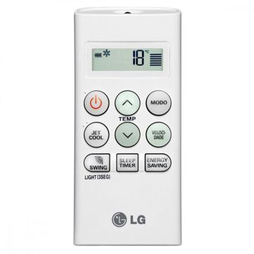 Controle Remoto Ar Condicionado Lg Hi Wall Frio ON/OFF AKB73598004