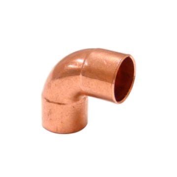 Curva 90° Conexão Cobre 1.1/4 pol 1,40mm Hulter  HT2C90114P