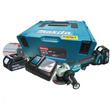 Esmerilhadeira Angular 4.1/2" 115MM á Bateria 18V Makita - DGA455RTJ1