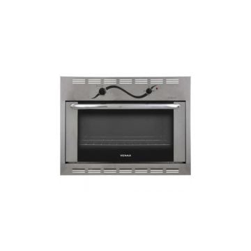 Forno a Gás de Embutir 90 Litros Venax Semplice Inox