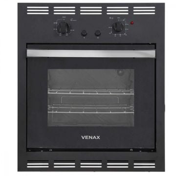 Forno a Gás de Embutir Venax Totale Nero 50 Litros - 220V