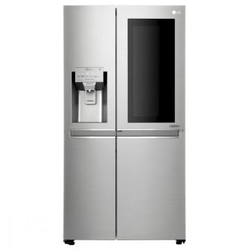 Geladeira/Refrigerador Door In Door Side by Side Inverter LG 601 Litros Frost Free Inox GC-X247CSB - 110V