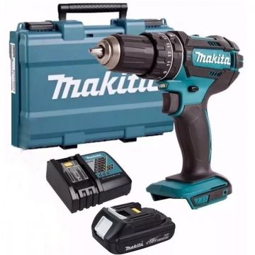 Parafusadeira Furadeira de Impacto Makita á Bateria 18V DHP482RAE - Bivolt