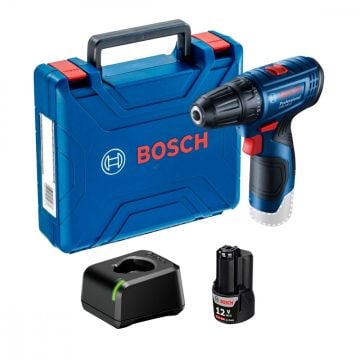 Parafusadeira Furadeira de Impacto à Bateria Bosch 3/8" com Maleta 12V GSB120LI - Bivolt