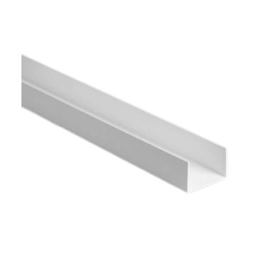 Perfil U 3m Branco Hulter HT2PU40X70RC