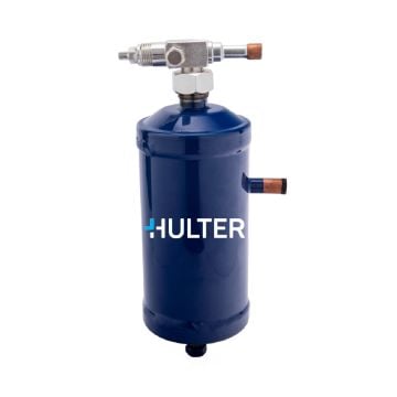 Tanque de Líquido Vertical Hulter com Válvula 1,1L