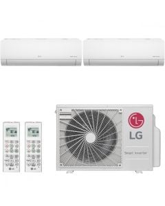 Ar Condicionado Multi Split Inverter Voice LG 18000 BTUs (2x 9000) Quente Frio A2UW18GFA2 - 220V