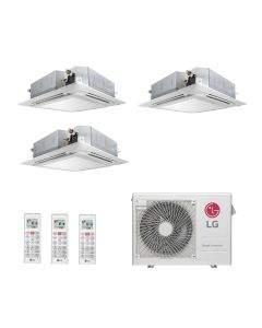 Ar Condicionado Multi Split Inverter LG 24000 BTUs (Cassete 4V 3x 12000) Quente Frio A3UW24GFA3.AWGZBRZ - 220V