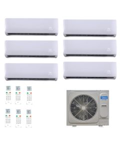 Ar Condicionado VRF/Multi Split Inverter Midea Atom 56.000 BTUs (2x 9000 HW + 4x 12000 HW ) Quente Frio - 220V