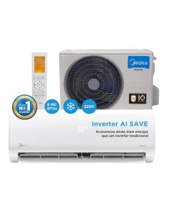 Ar Condicionado Split Inverter Hi Wall Midea Xtreme Save AI Connect 12000 BTUs Frio 42AGVCJ12M5 - 220V