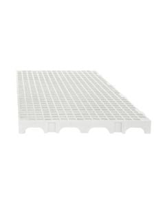 Estrado para Câmara Frigorífica Reforçado Croplastic 50x25x2,5cm Branco