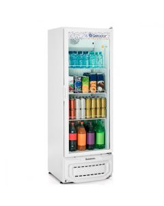 Expositor Refrigerado de Bebidas Gelopar 414 Litros Branco GPTU-40 - 220V